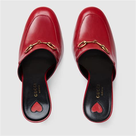 gucci princetown high heel mule|gucci princetown mules on sale.